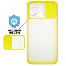 Capa para Samsung Galaxy M21 e M31 - Cam Protector Amarela
